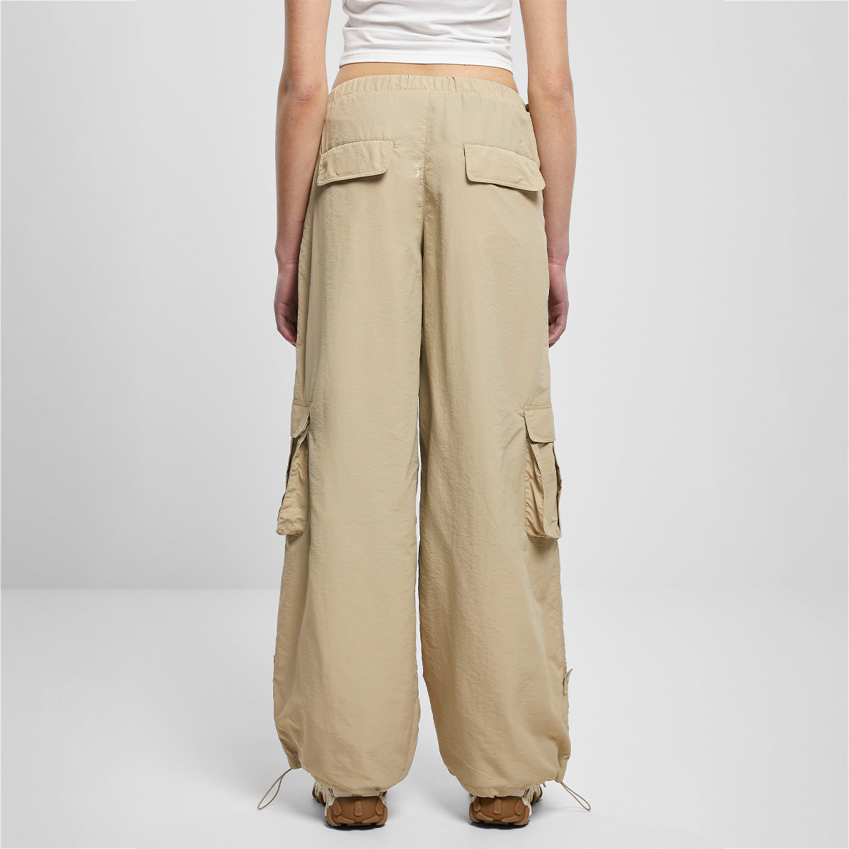 LADIES "CRINKLE NYLON" CARGOHOSE | BASICWEAR