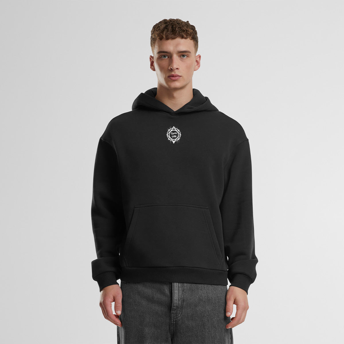 DEMONS WITHIN OVERSIZED GOTHIC HOODIE
