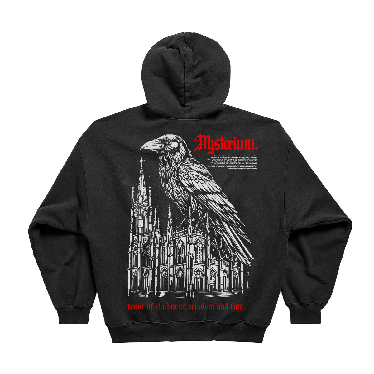 MYSTERIUM OVERSIZED GOTHIC HOODIE