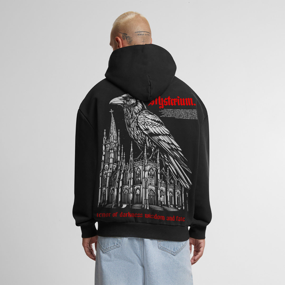MYSTERIUM OVERSIZED GOTHIC HOODIE