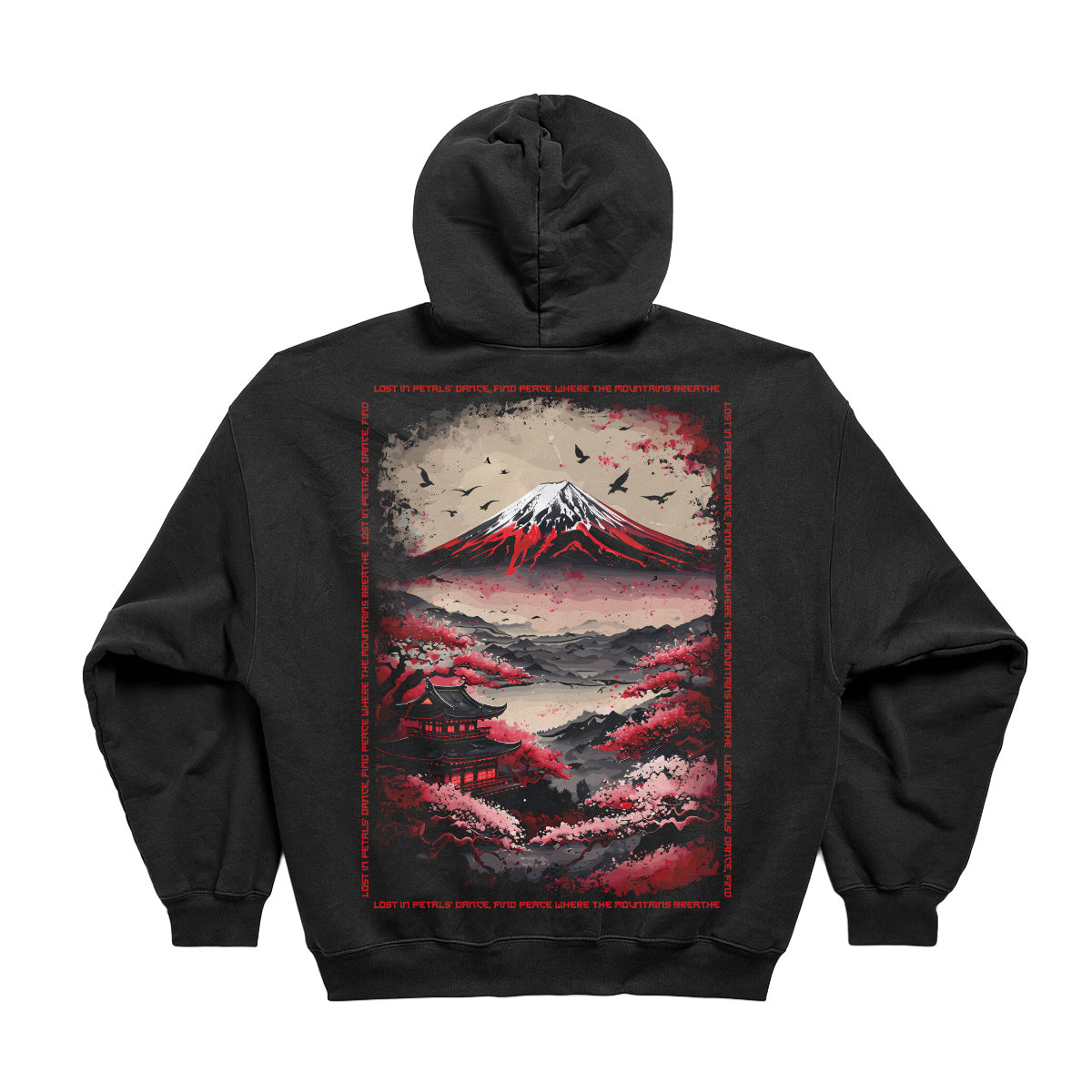 BREATHING MOUNTAIN OVERSIZED JAPAN HOODIE