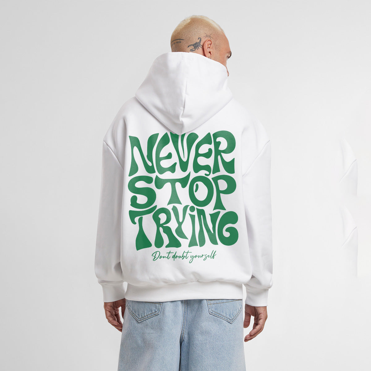 DONT DOUBT YOURSELF OVERSIZED CLASSIC HOODIE