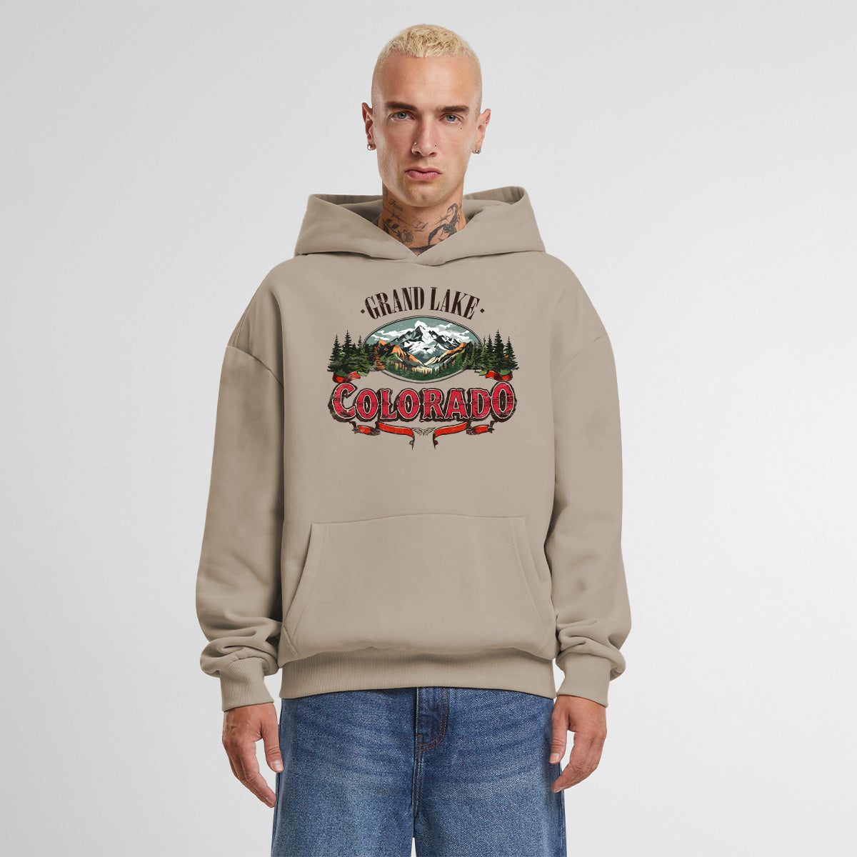 GRAND LAKE OVERSIZED VINTAGE HOODIE