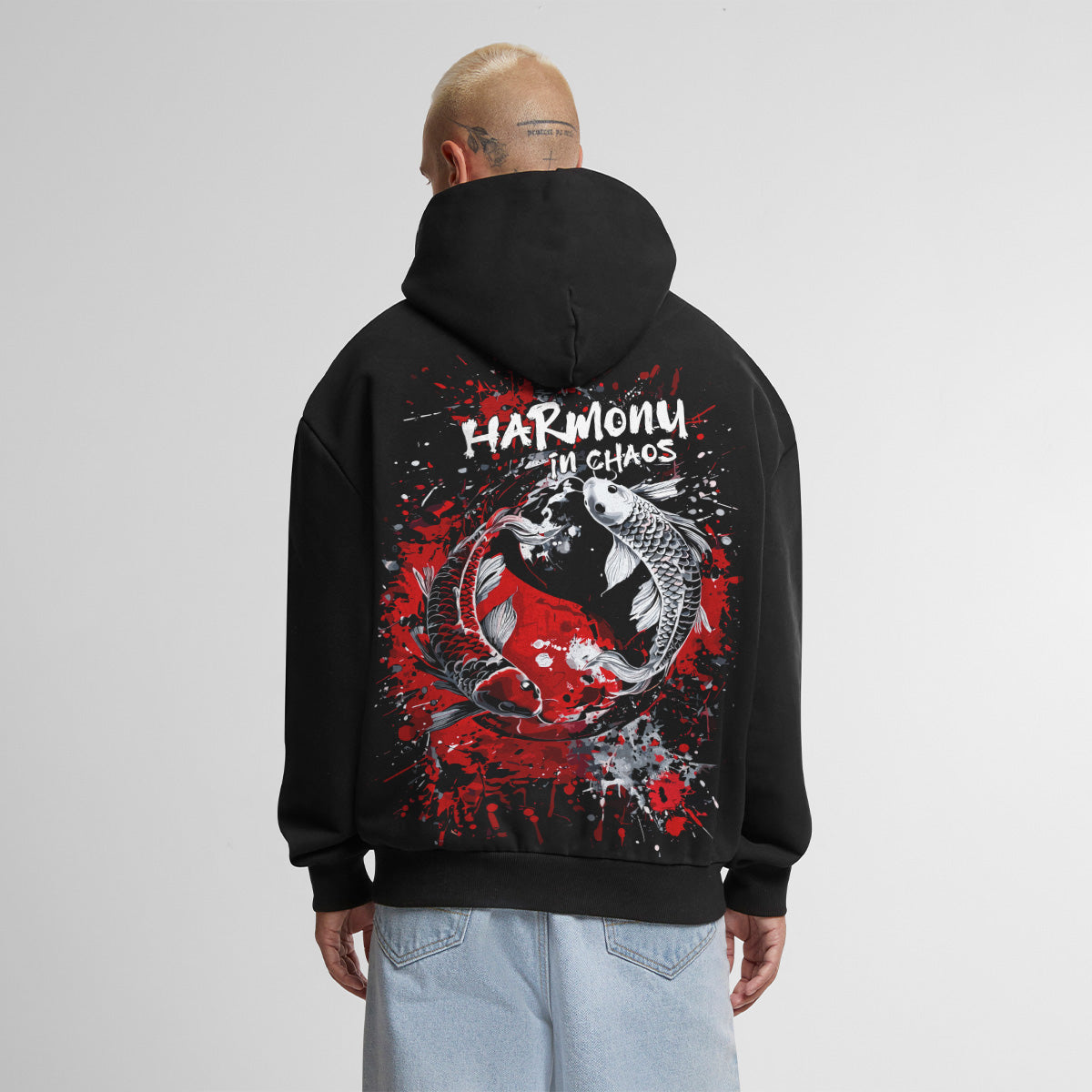 HARMONY IN CHAOS OVERSIZED JAPAN HOODIE