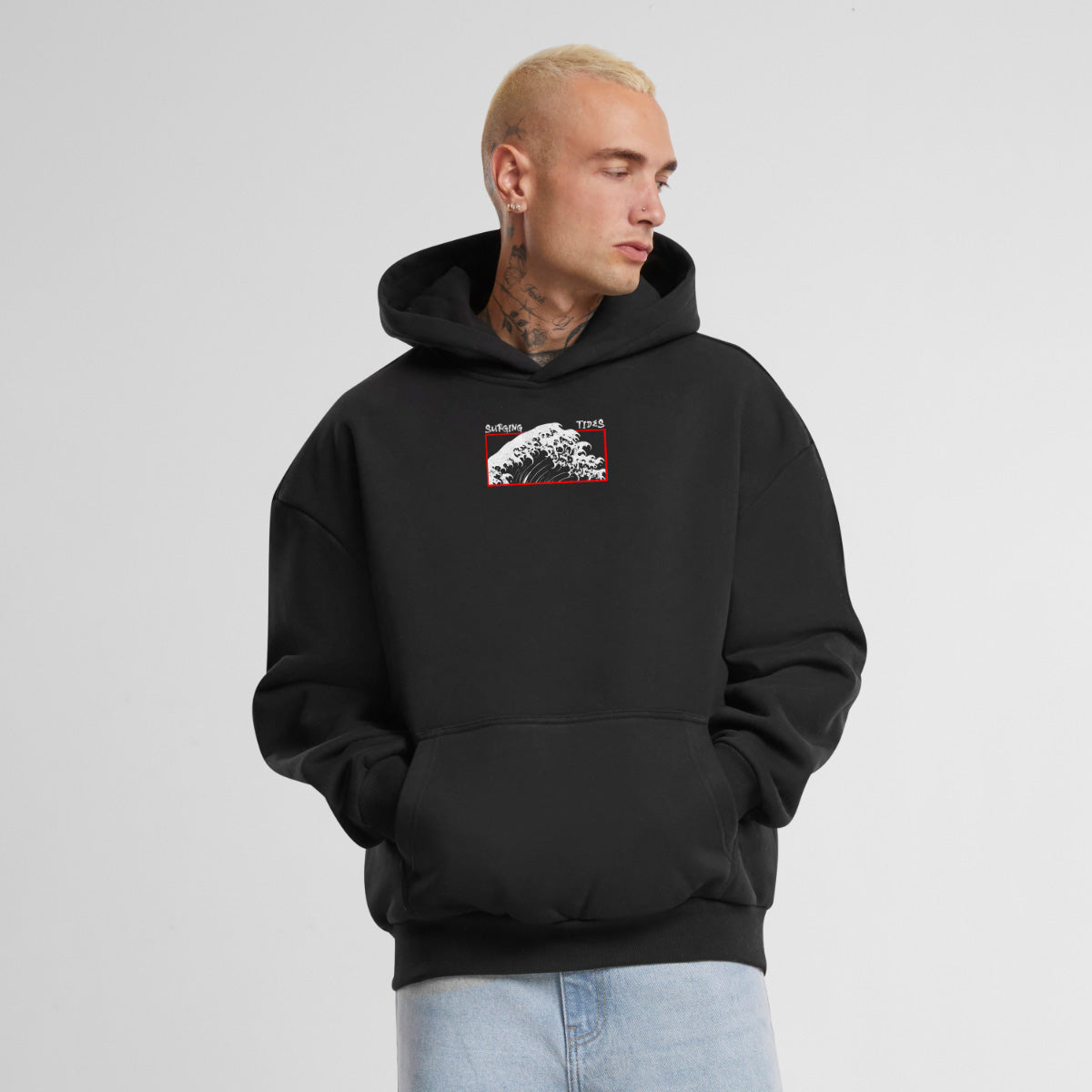 KANAGAWA WAVE OVERSIZED JAPAN HOODIE