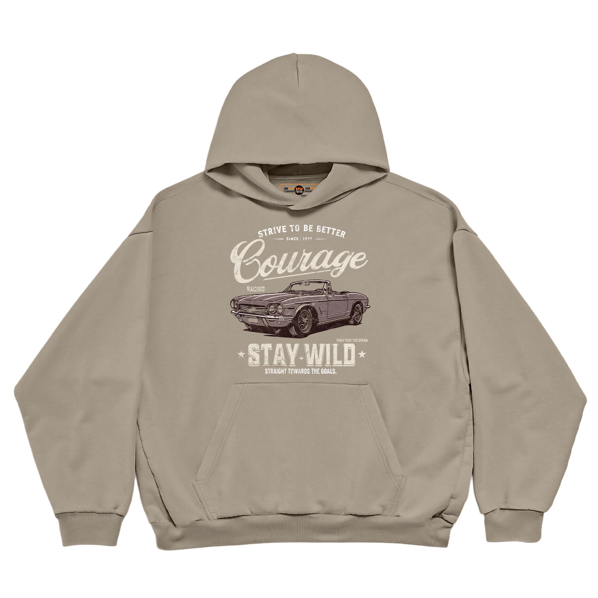 STAY WILD OVERSIZED VINTAGE HOODIE