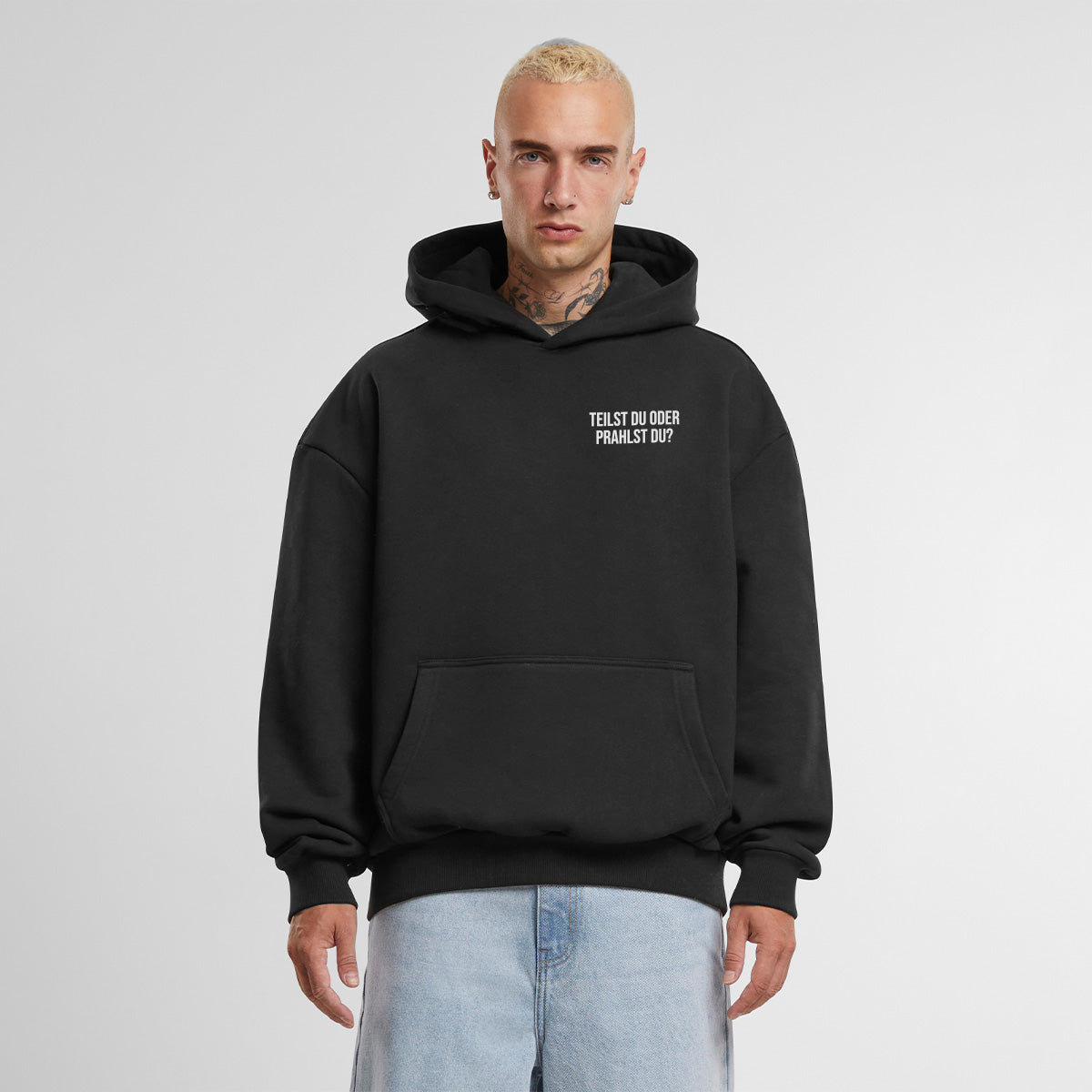 TEILST DU ODER PRAHLST DU OVERSIZED CLASSIC HOODIE