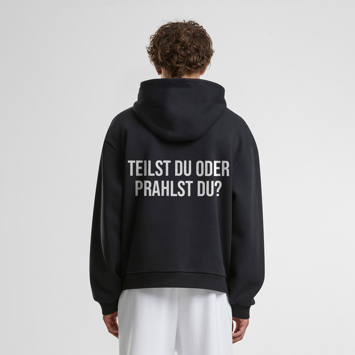 TEILST DU ODER PRAHLST DU OVERSIZED CLASSIC HOODIE