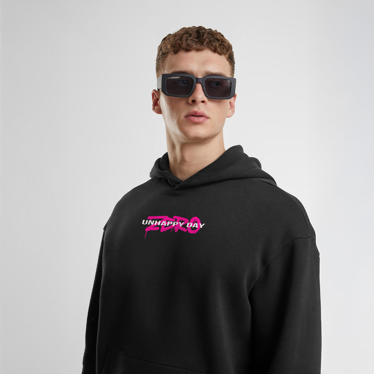 UNHAPPY DAY OVERSIZED URBAN HOODIE