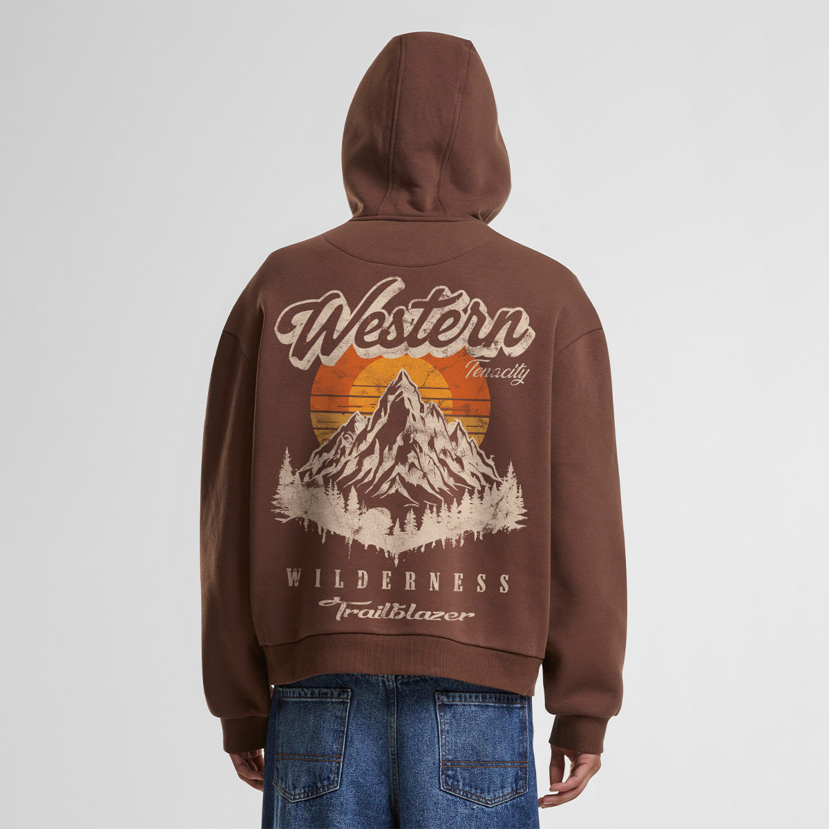WESTERN WILDERNESS OVERSIZED VINTAGE HOODIE
