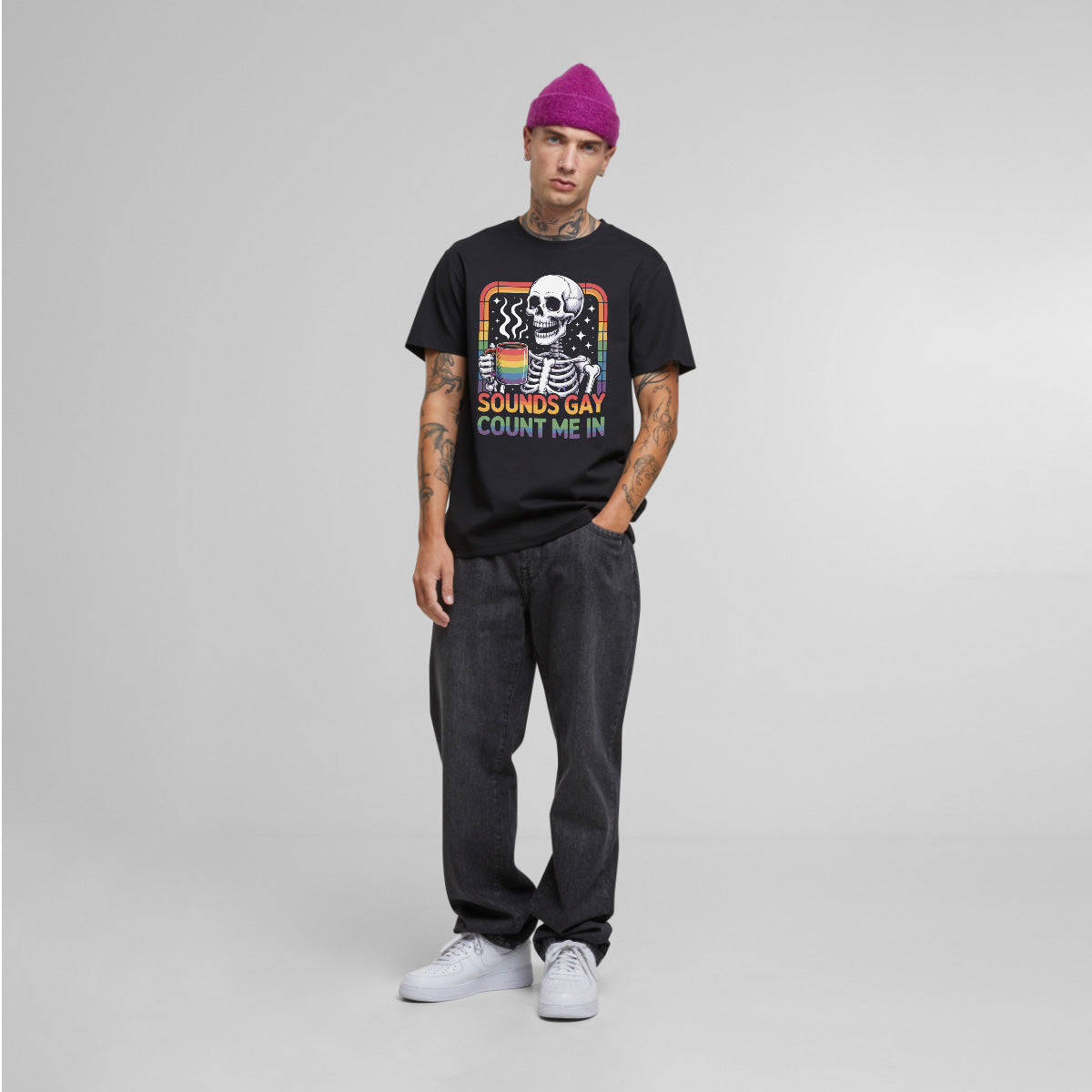 SOUNDS GAY COUNTE ME IN PRIDE MONTH SHIRT – UNISEX