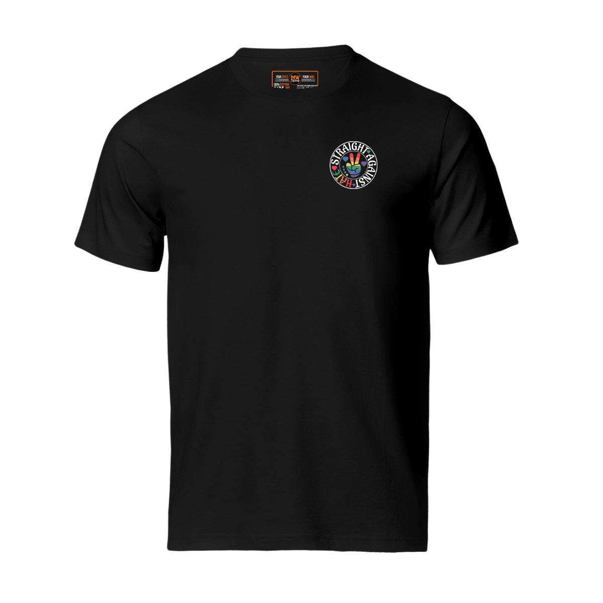 STRAIGHT AGAINST HATE PRIDE MONTH SHIRT – UNISEX
