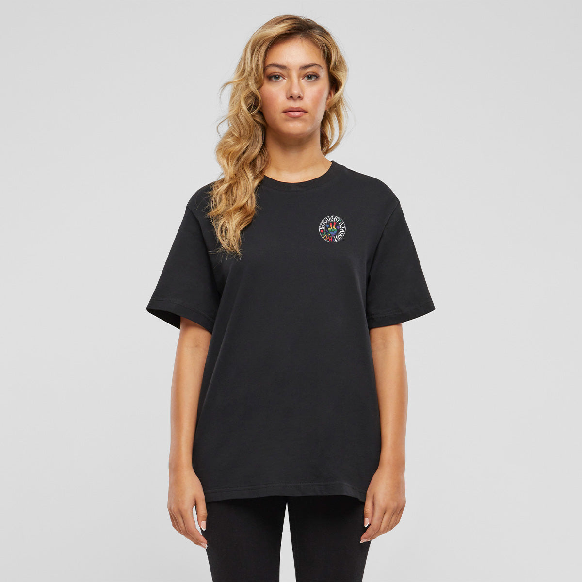STRAIGHT AGAINST HATE PRIDE MONTH SHIRT – UNISEX