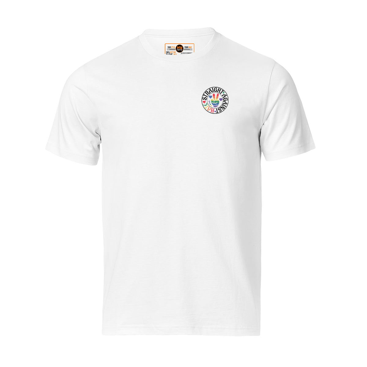 STRAIGHT AGAINST HATE PRIDE MONTH SHIRT – UNISEX