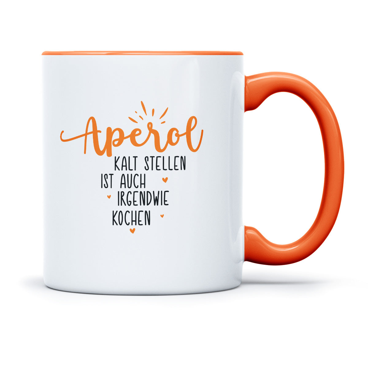 APEROL KALT STELLEN IST AUCH IRGENDWIE KOCHEN - TASSE