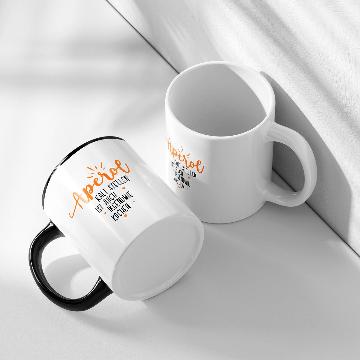 APEROL KALT STELLEN IST AUCH IRGENDWIE KOCHEN - TASSE