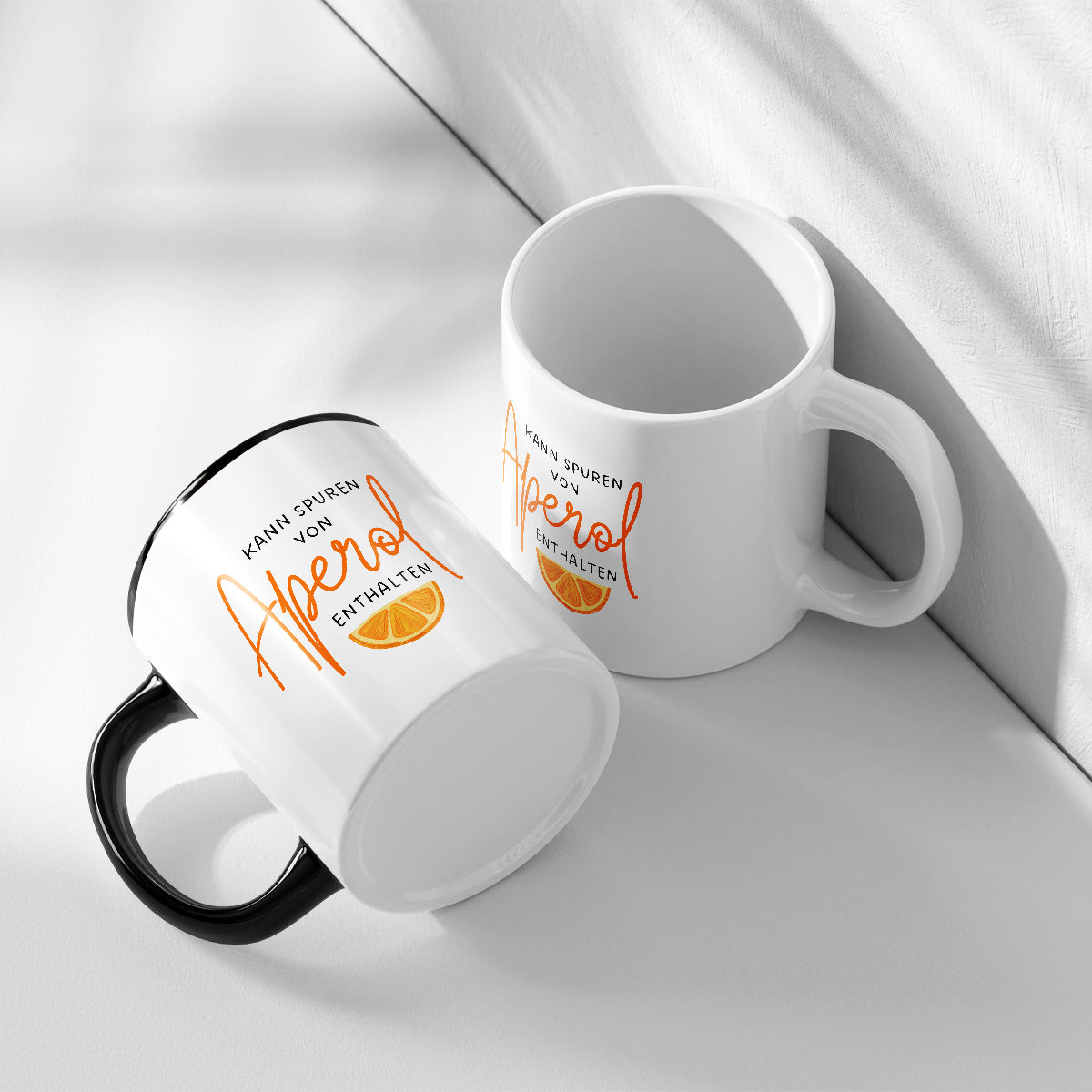 KANN SPUREN VON APEROL ENTHALTEN - TASSE