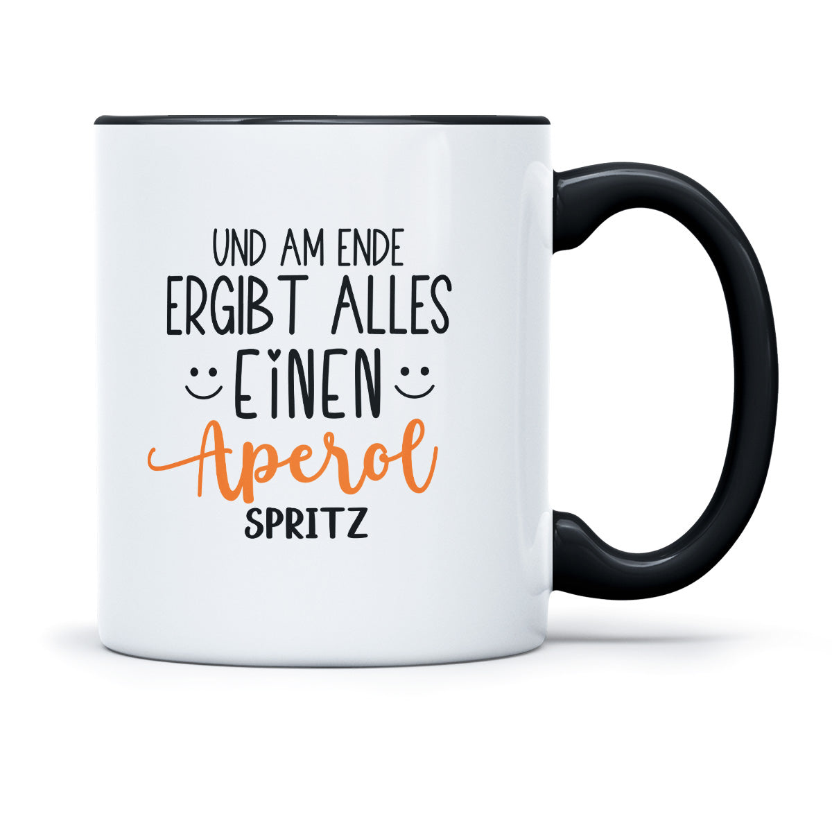 UND AM ENDE ERGIBT ALLES EINEN APEROL SPRITZ - TASSE