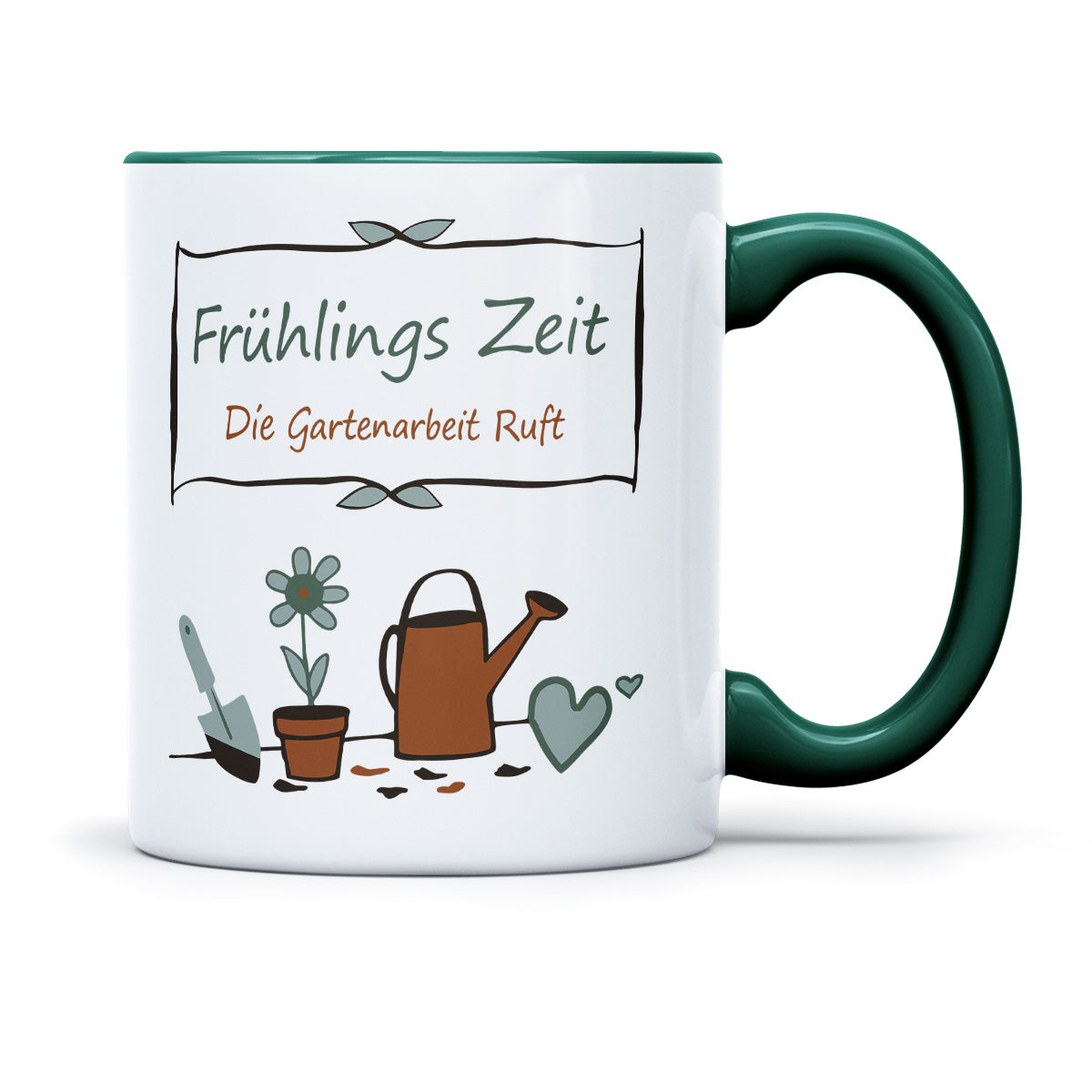 FRÜHLINGSZEIT DIE GARTENARBEIT RUFT - TASSE