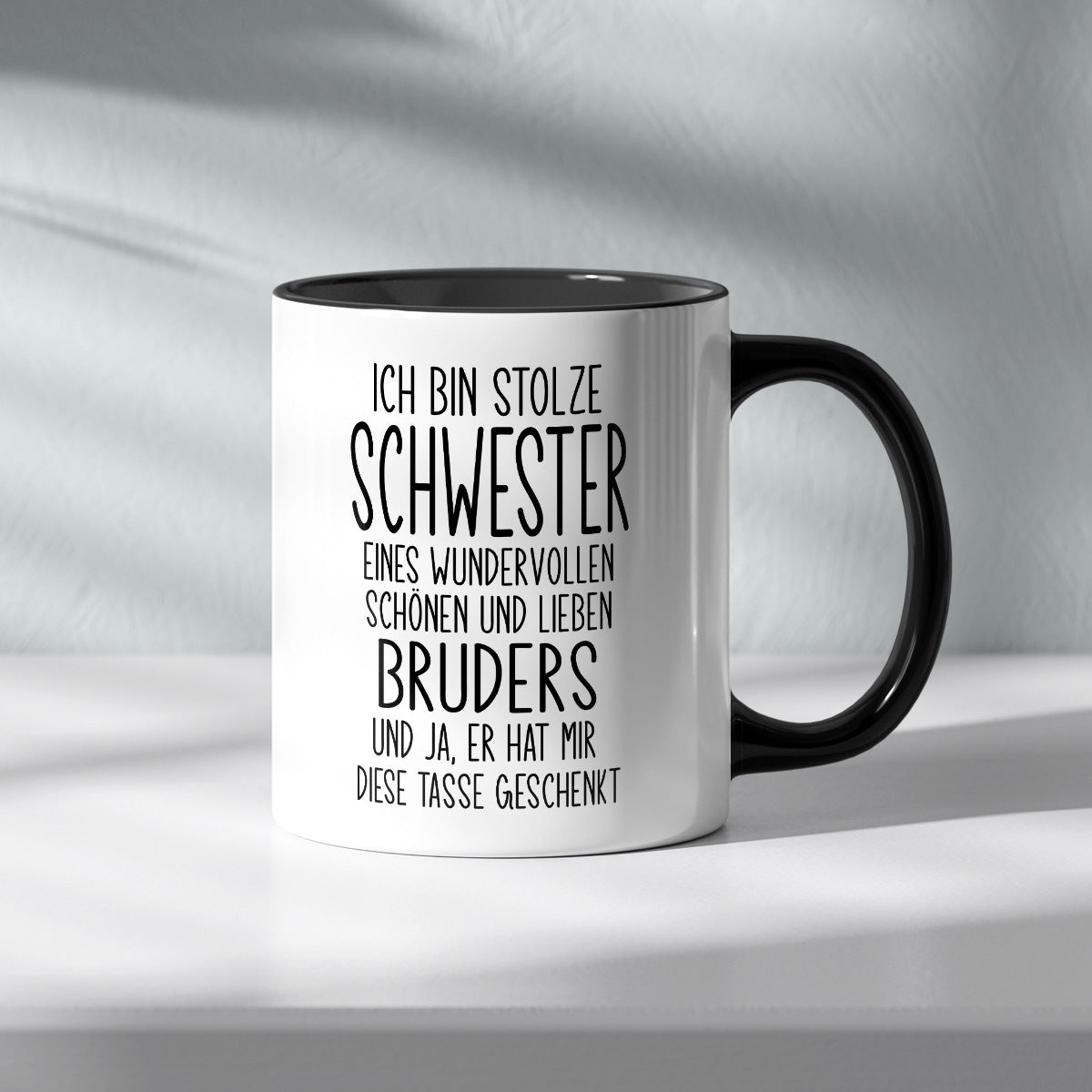 ICH BIN STOLZE SCHWESTER EINES LIEBEN BRUDERS - TASSE