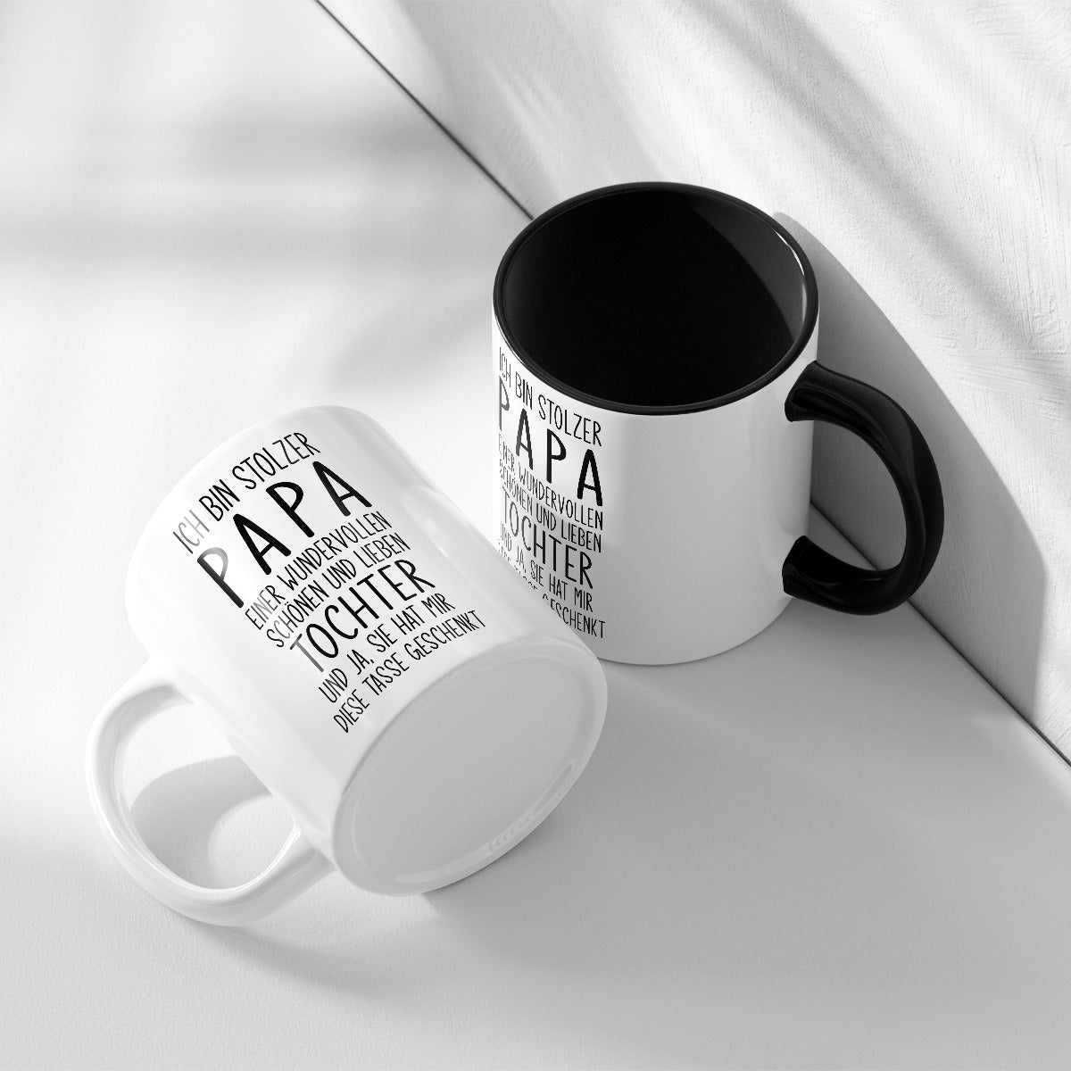 ICH BIN STOLZER PAPA EINER WUNDERVOLLEN TOCHTER - TASSE