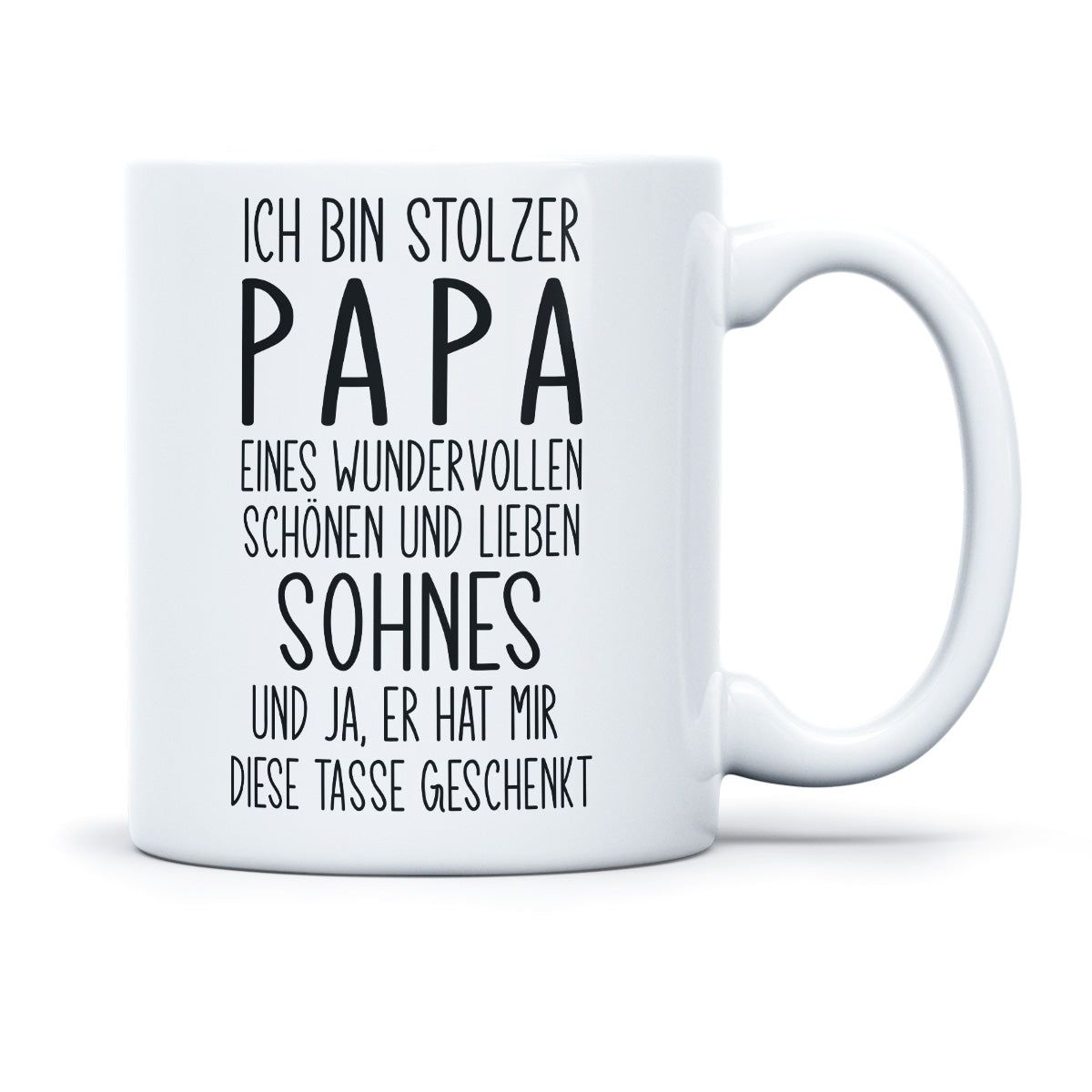 ICH BIN STOLZER PAPA EINES WUNDERVOLLEN SOHNES - TASSE
