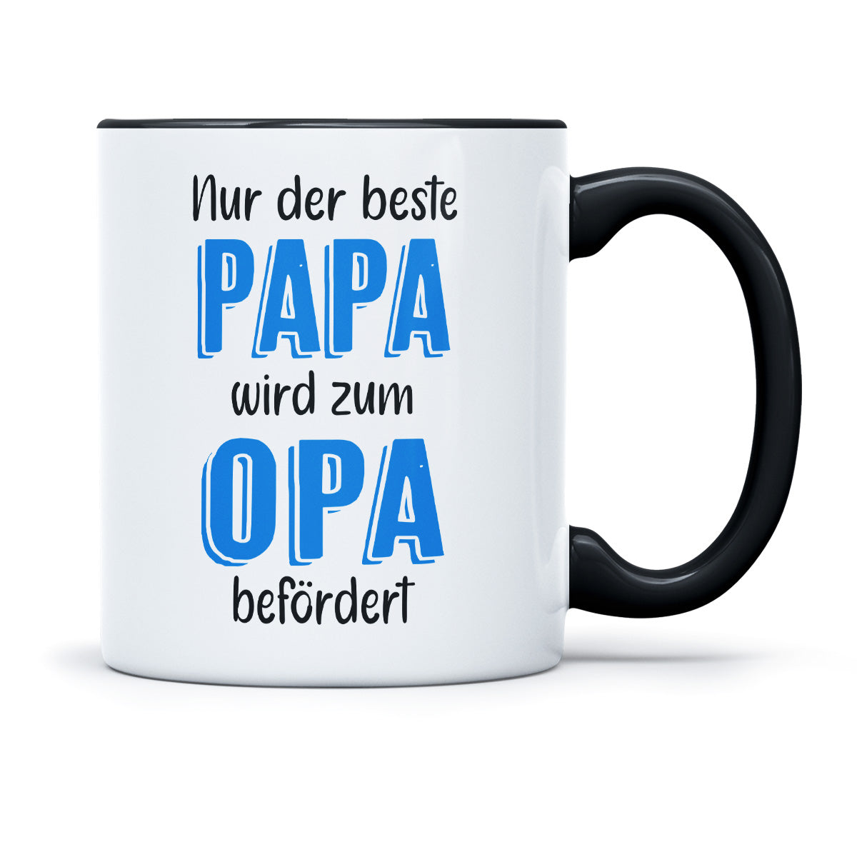 NUR DER BESTE PAPA WIRD ZUM OPA BEFÖRDERT - TASSE