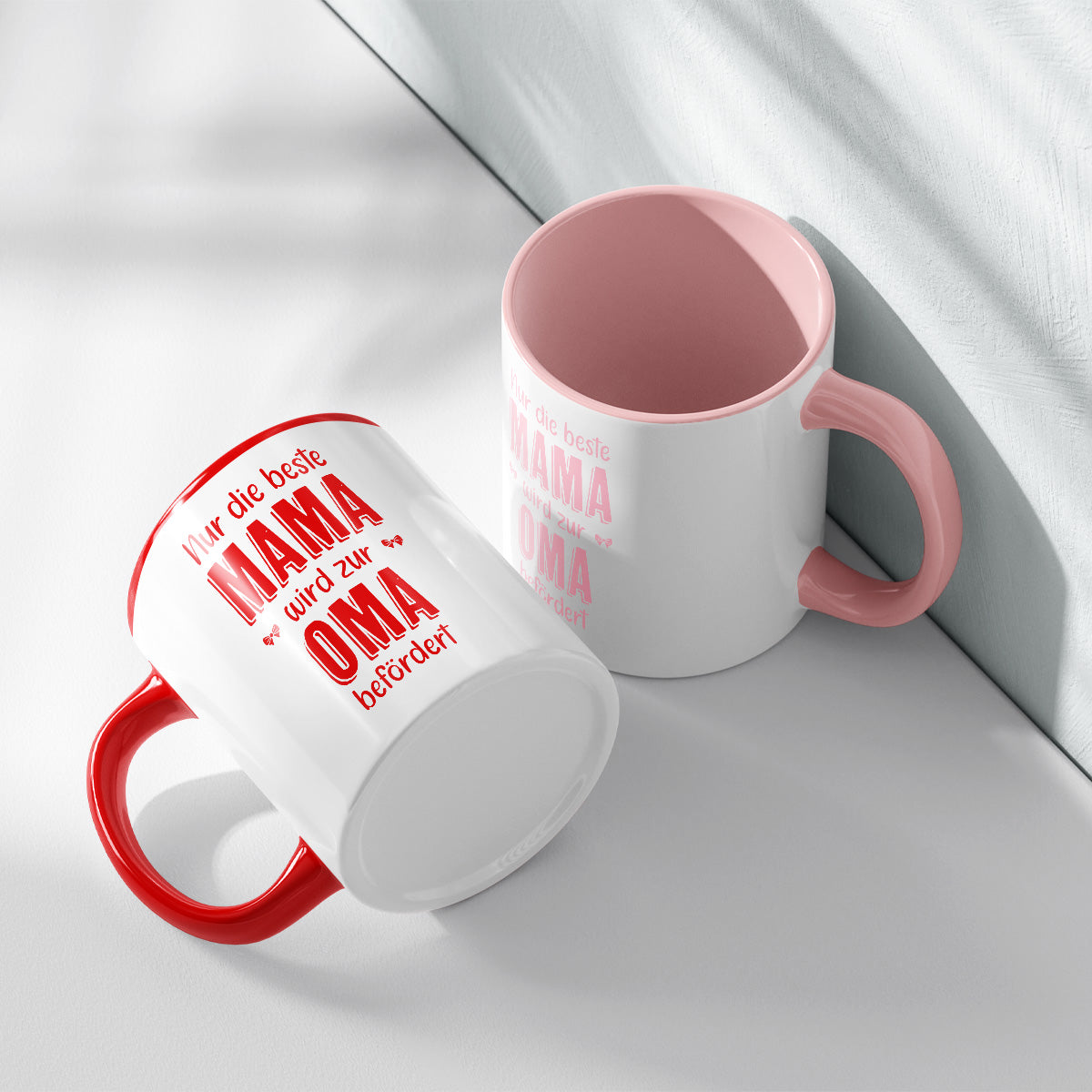 NUR DIE BESTE MAMA WIRD ZUR OPA BEFÖRDERT - TASSE