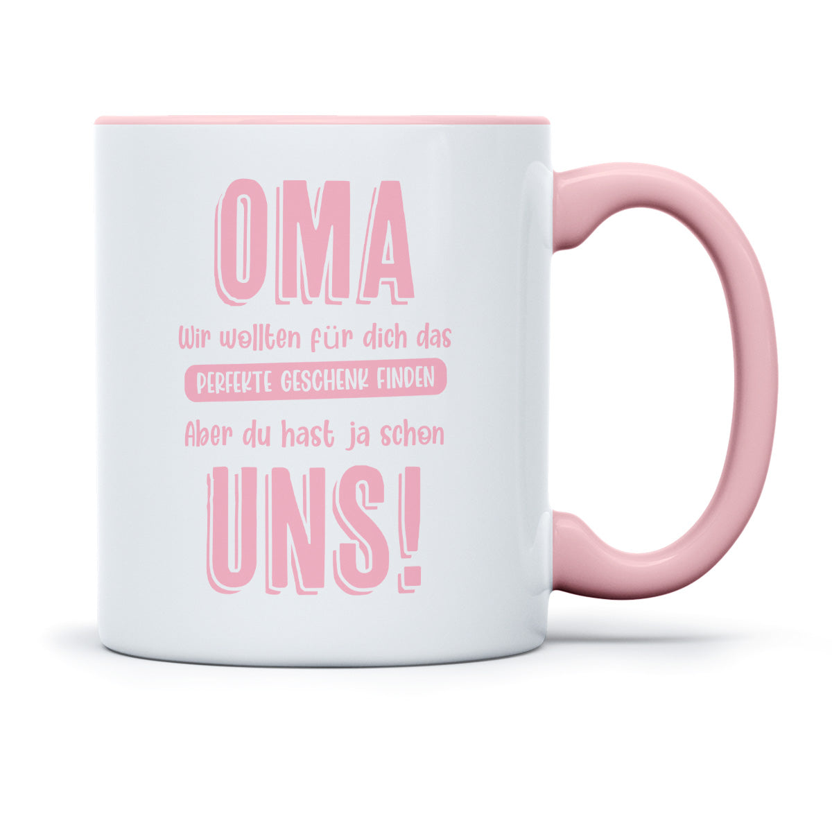 OMA WIR WOLLTEN FÜR DICH DAS BESTE GESCHENK FINDEN - TASSE