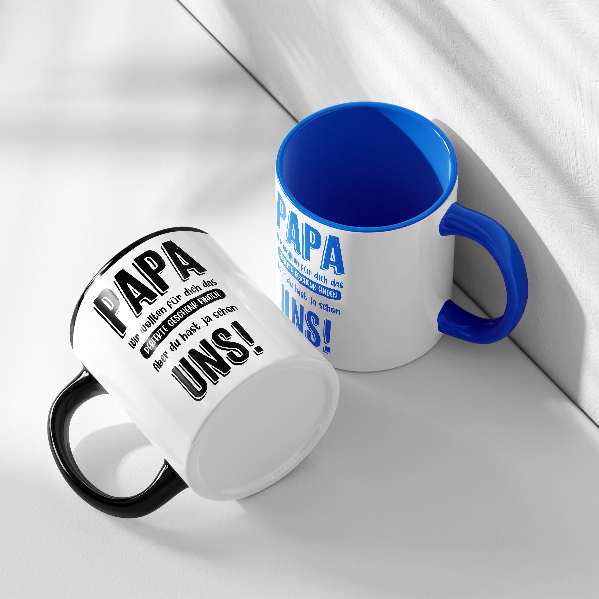 PAPA WIR WOLLTEN DAS BESTE GESCHENK FÜR DICH FINDEN - TASSE