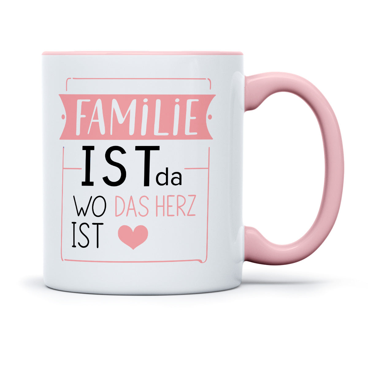 FAMILIE IST DA WO DAS HERZ IST - TASSE