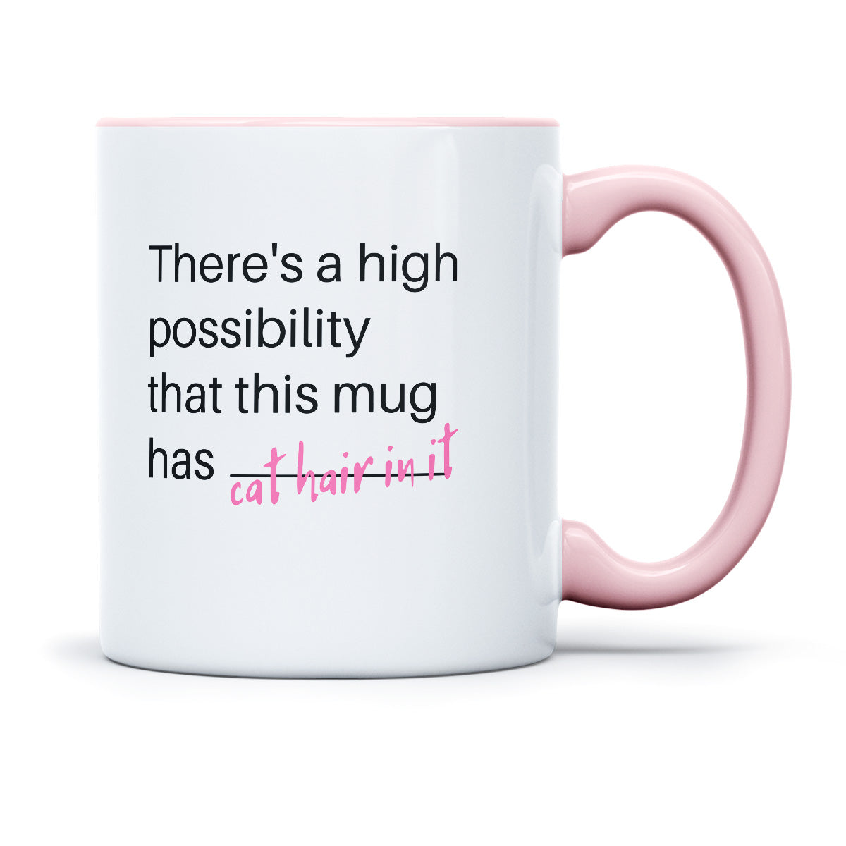 THERES A HIGH POSSIBILITY THAT THIS MUG HAS CAT HAIR IN IT - TASSE