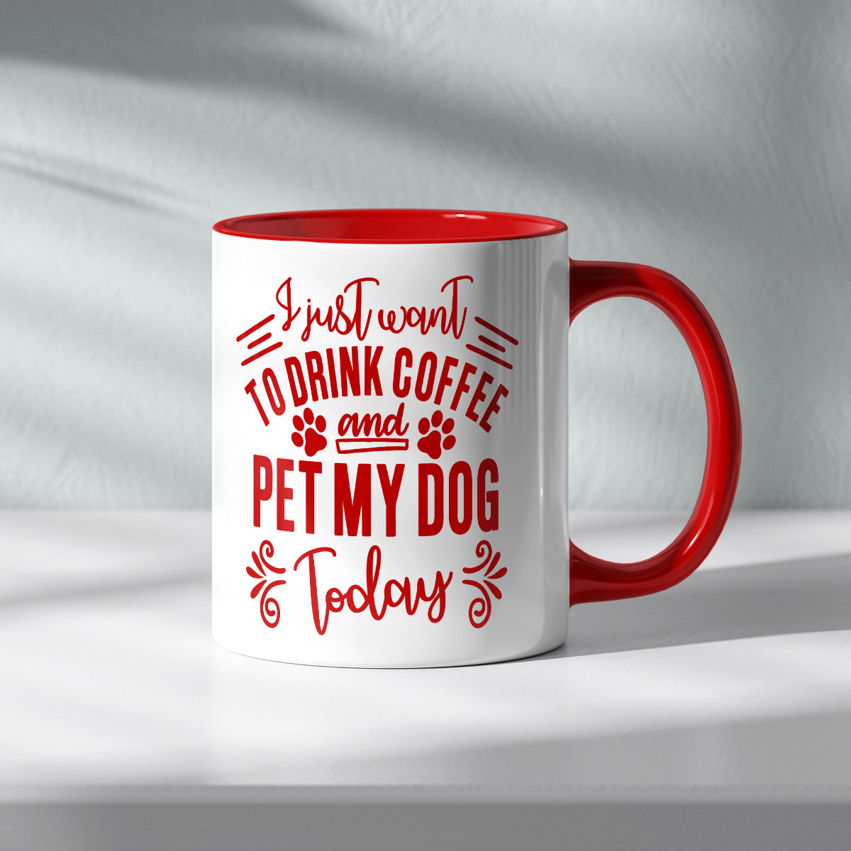 JUST WANT TO PET MY DOG - TASSE
