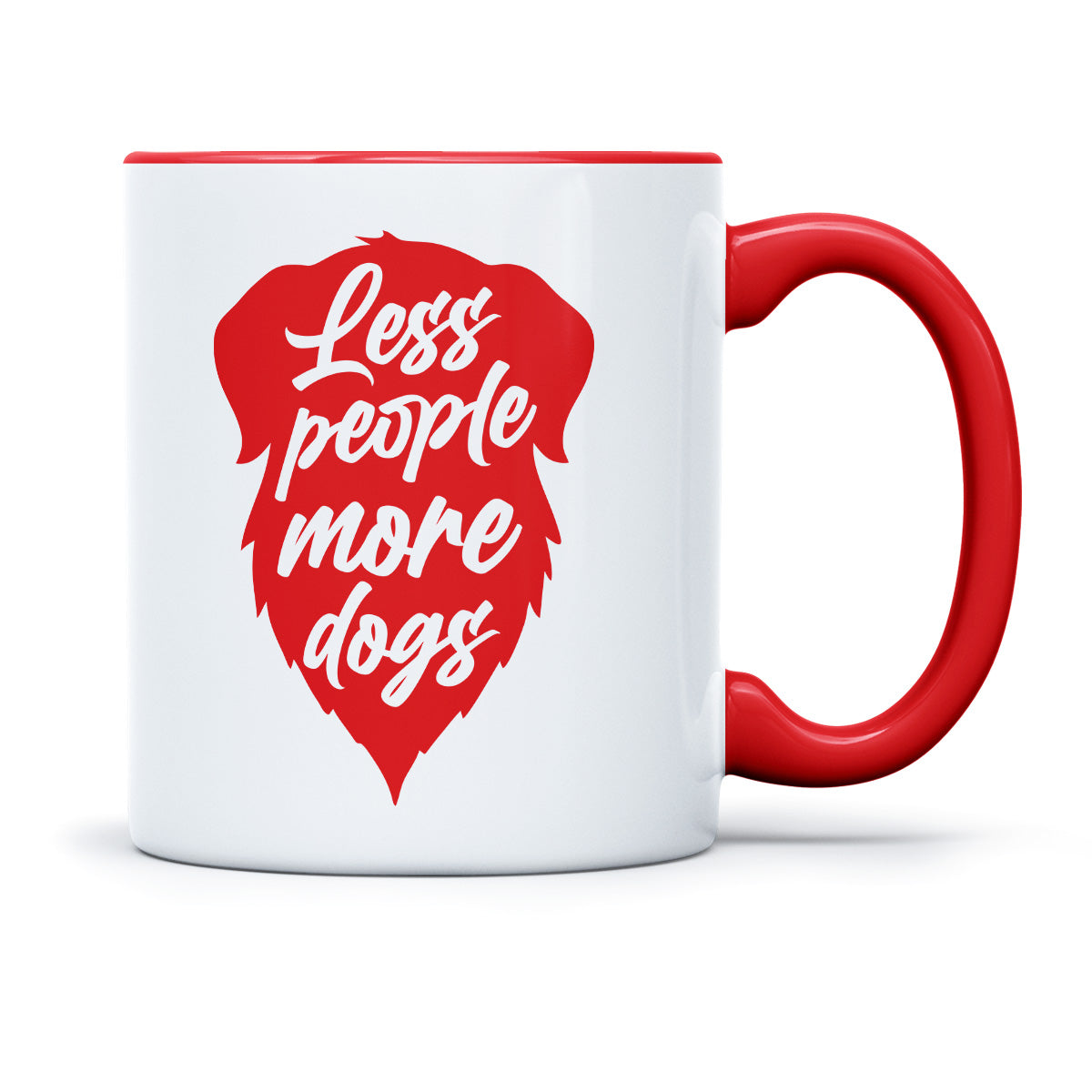 LESS PEOPLE MORE DOGS - TASSE