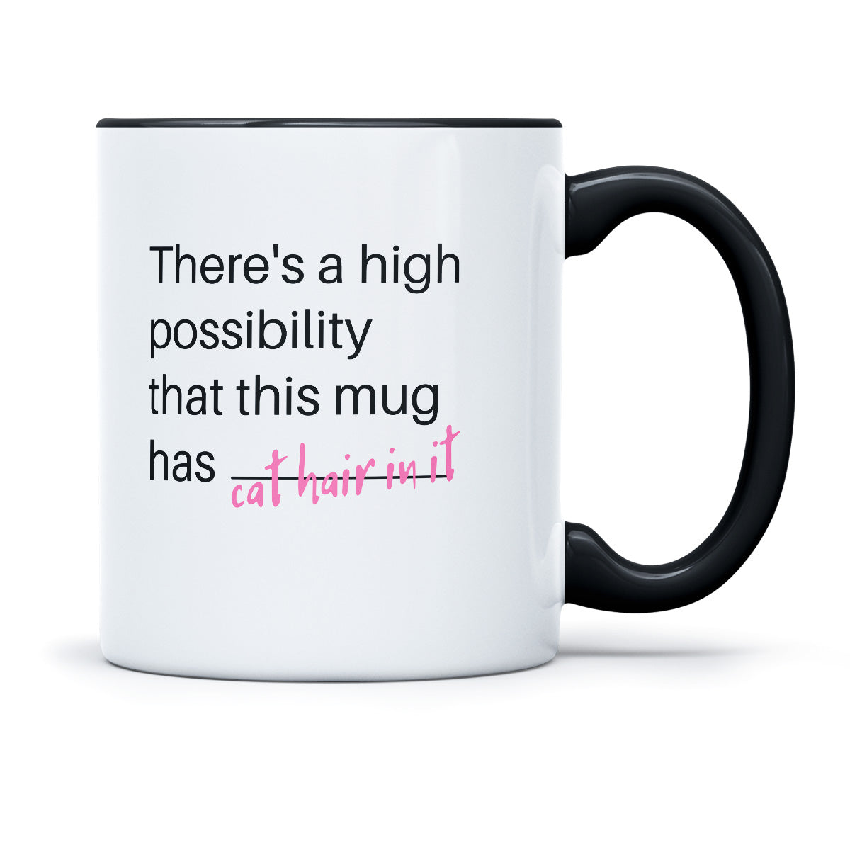 THERES A HIGH POSSIBILITY THAT THIS MUG HAS CAT HAIR IN IT - TASSE
