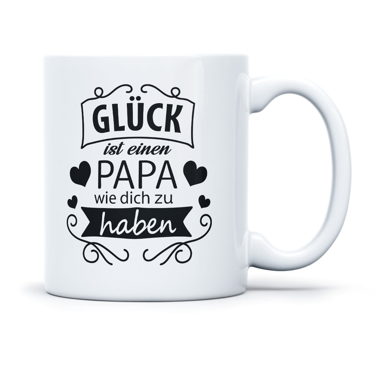 GLÜCK IST EINEN PAPA WIE DICH ZU HABEN - TASSE
