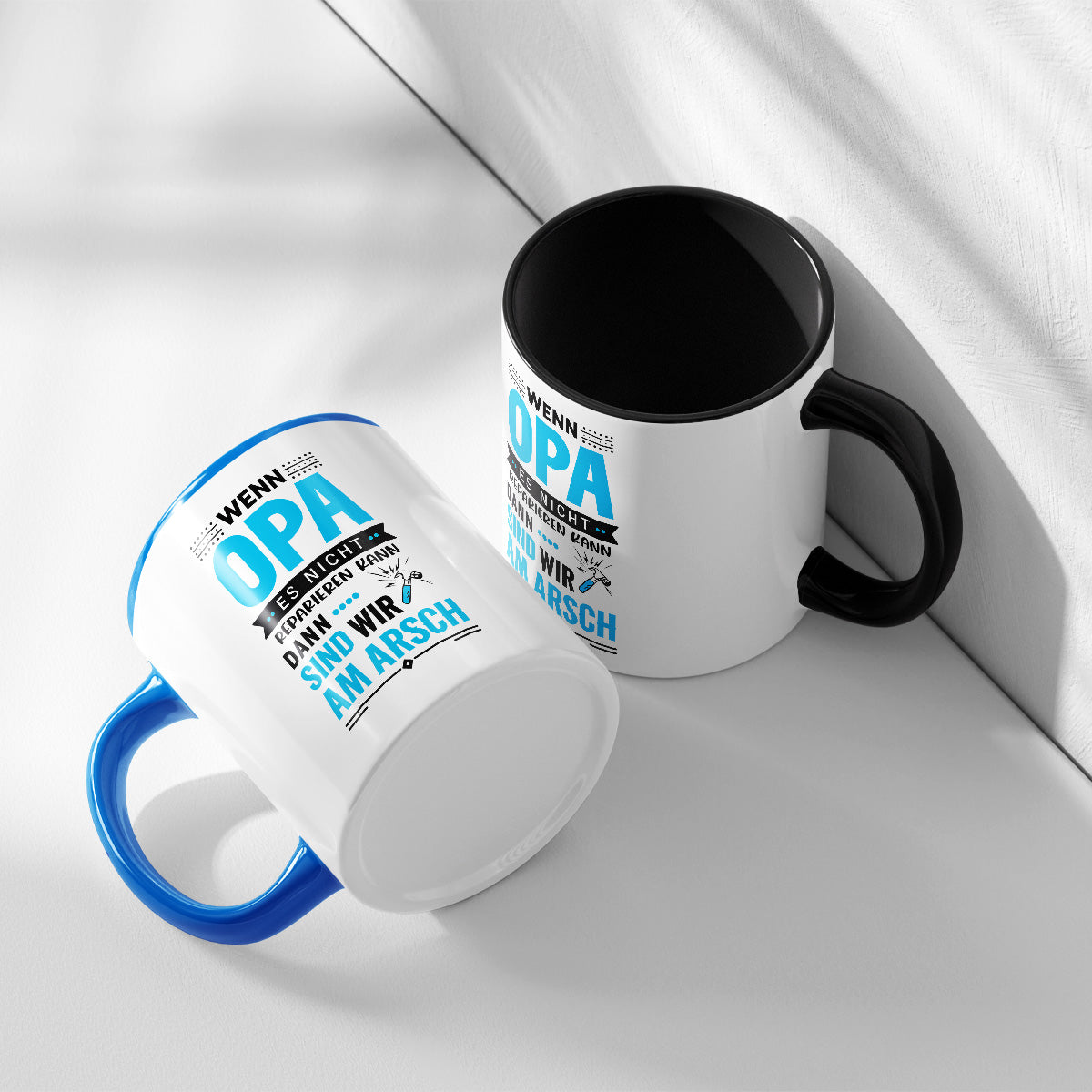 WENN OPA ES NICHT REPARIEREN KANN - TASSE