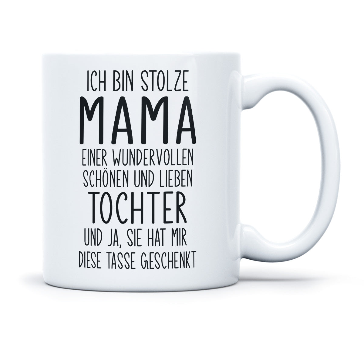 ICH BIN STOLZE MAMA EINER WUNDERVOLLEN TOCHTER - TASSE
