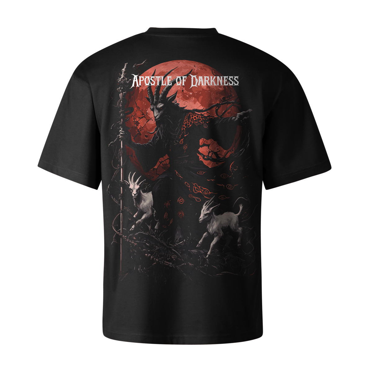 APOSTEL OF DARKNESS OVERSIZED SATANIC TEE | PRINTWEAR