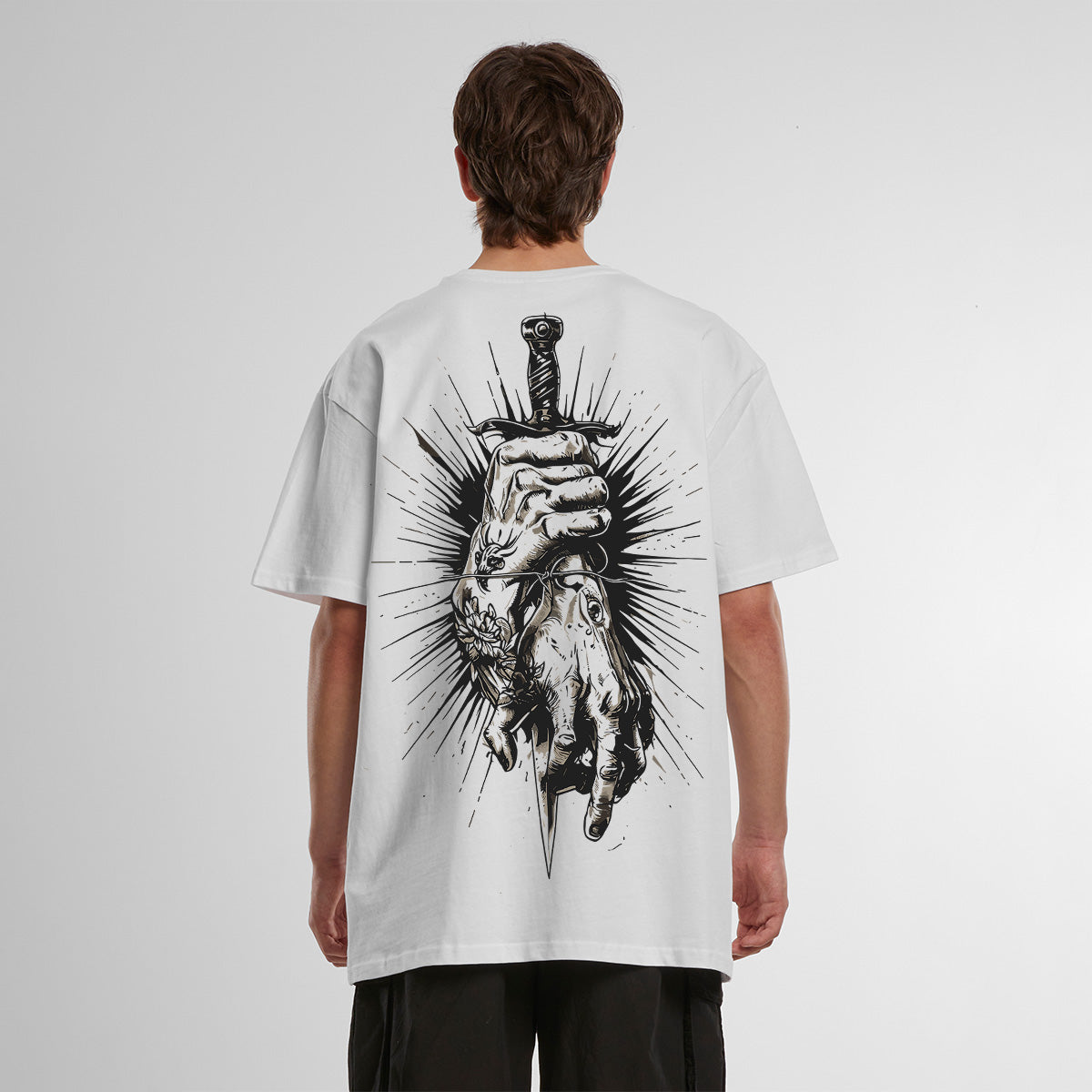 BLOOD AND RITUAL OVERSIZED GOTHIC TEE | STREETWEAR