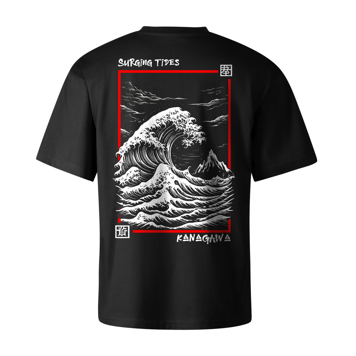 KANAGAWA WAVE OVERSIZED JAPAN TEE | STREETWEAR