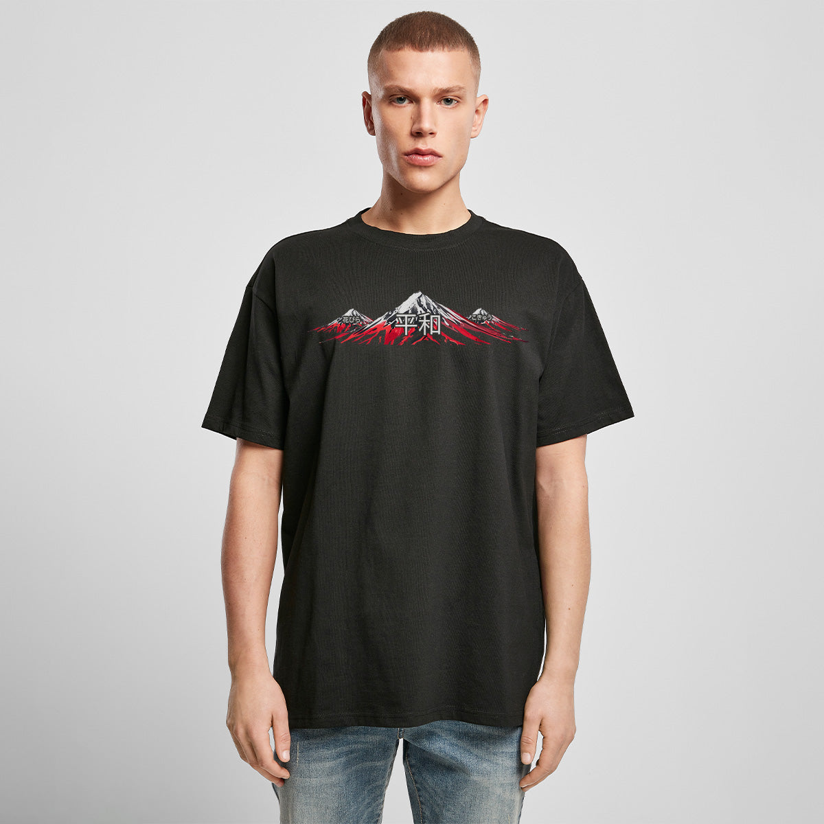 BREATHING MOUNTAIN OVERSIZED JAPAN TEE | STREETWEAR