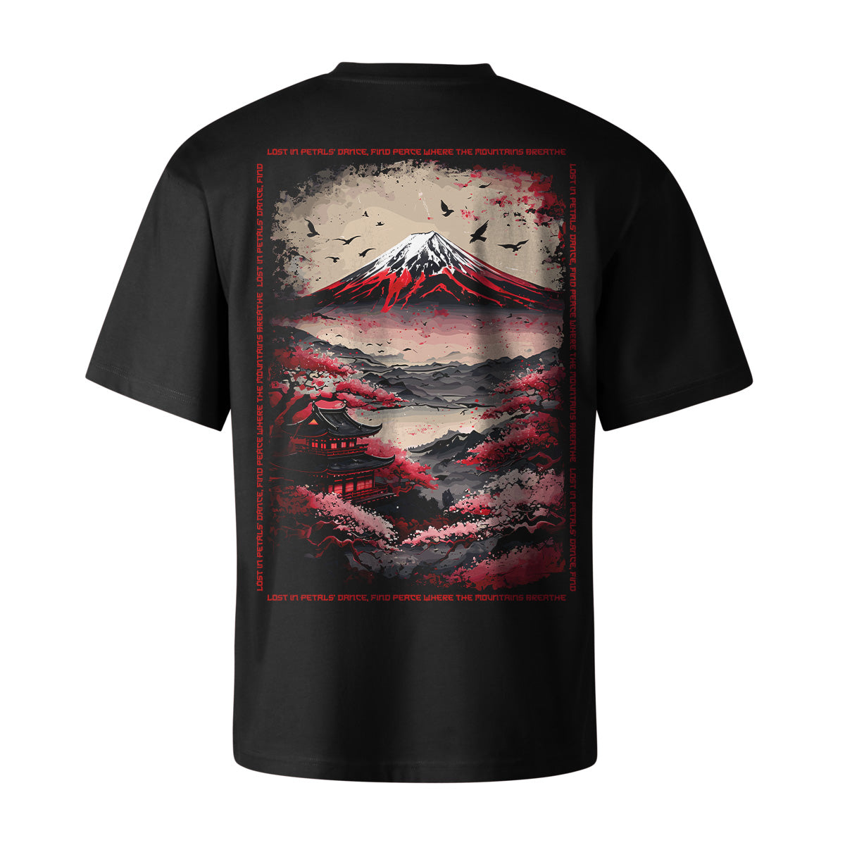 BREATHING MOUNTAIN OVERSIZED JAPAN TEE | STREETWEAR