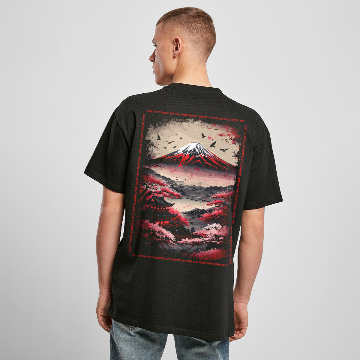 BREATHING MOUNTAIN OVERSIZED JAPAN TEE | STREETWEAR