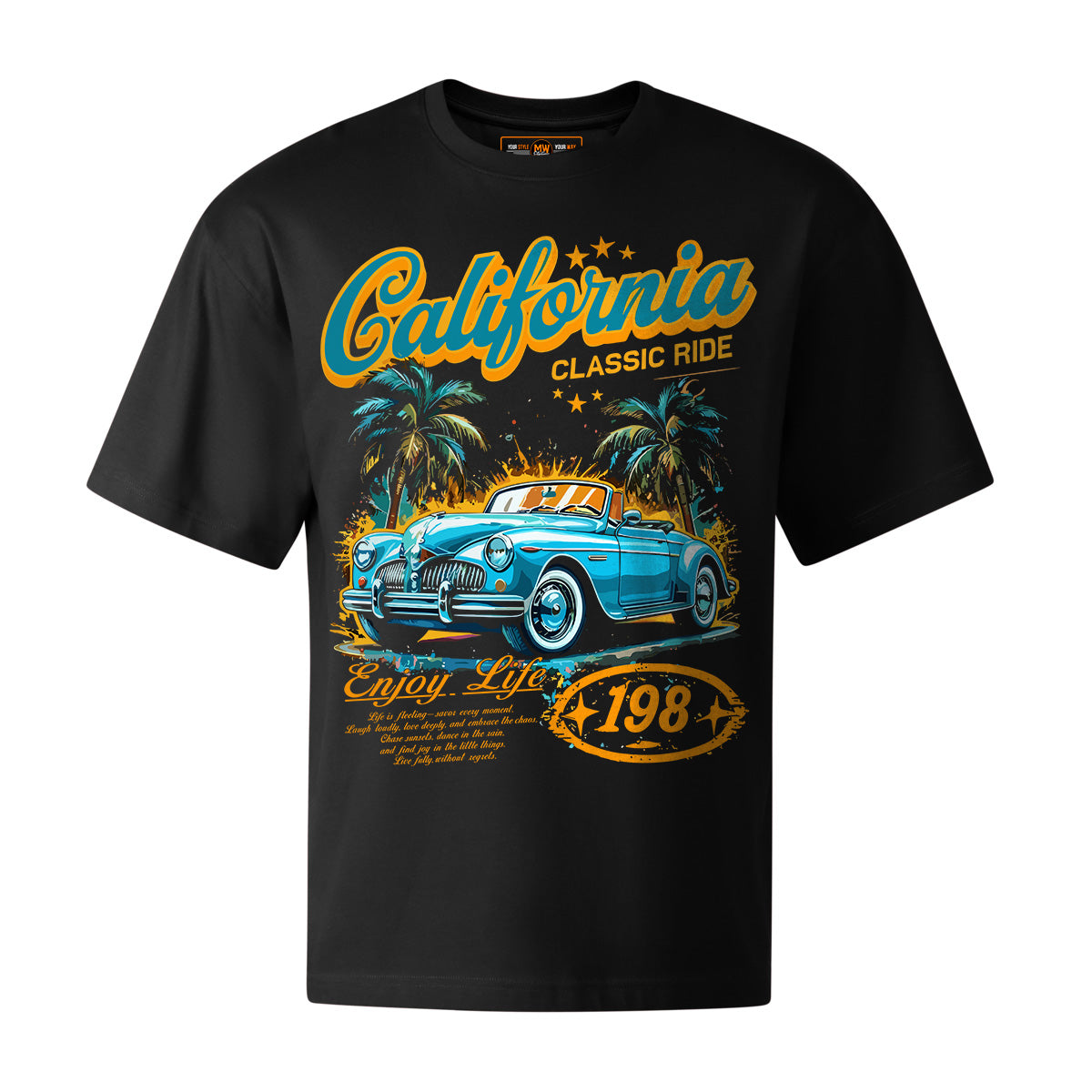 CALIFORNIA CLASSICS OVERSIZED VINTAGE TEE | PRINTWEAR