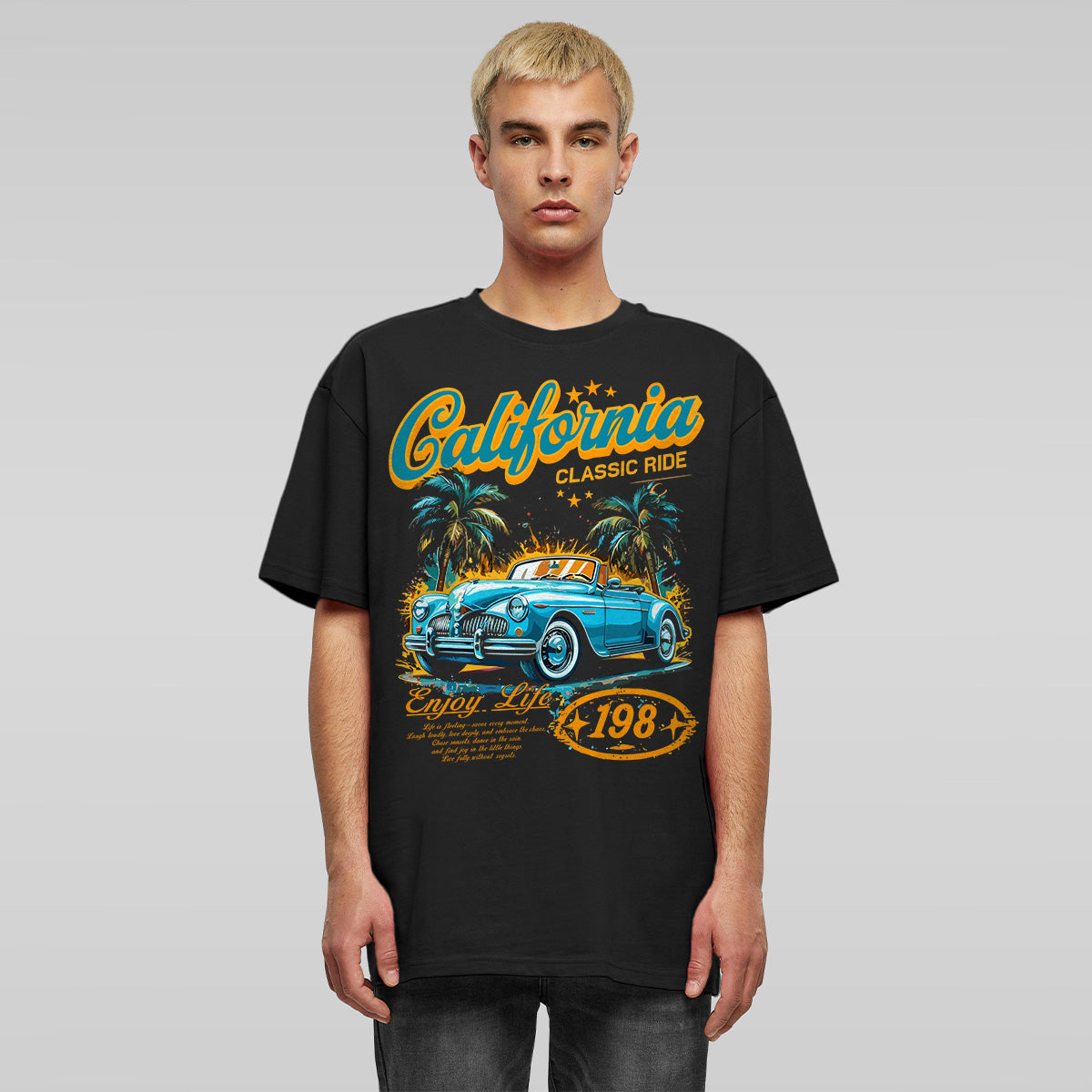 CALIFORNIA CLASSICS OVERSIZED VINTAGE TEE | PRINTWEAR