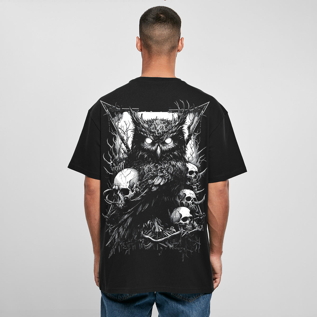 DEMONIS FEAR OVERSIZED SATANIC TEE | STREETWEAR