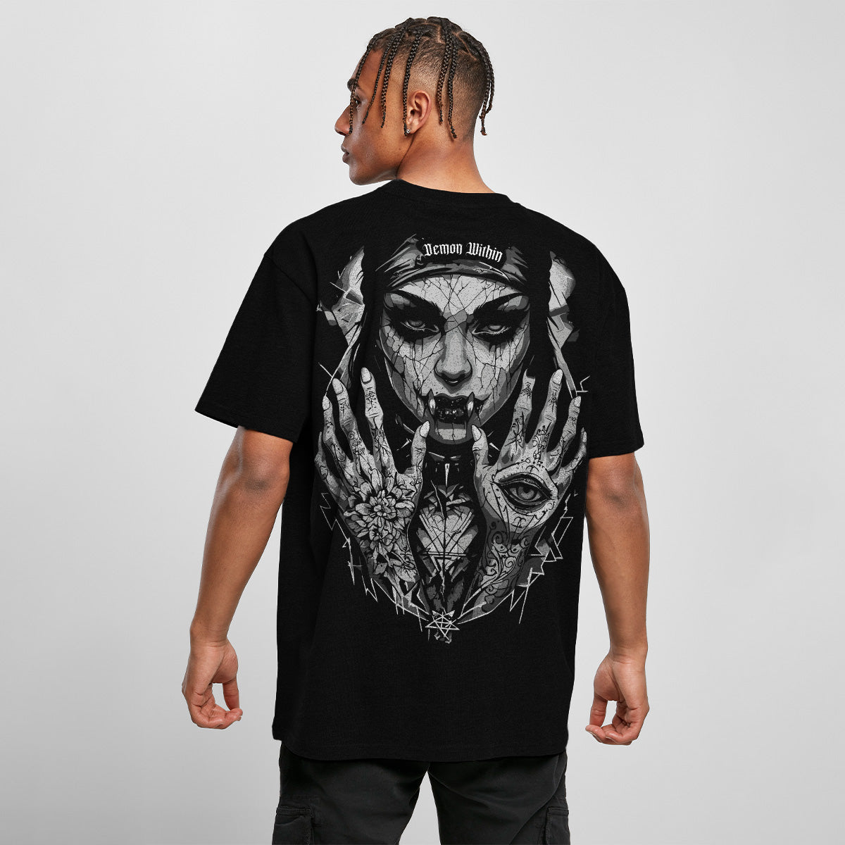 DEMONS WITHIN OVERSIZED GOTHIC TEE | STREETWEAR