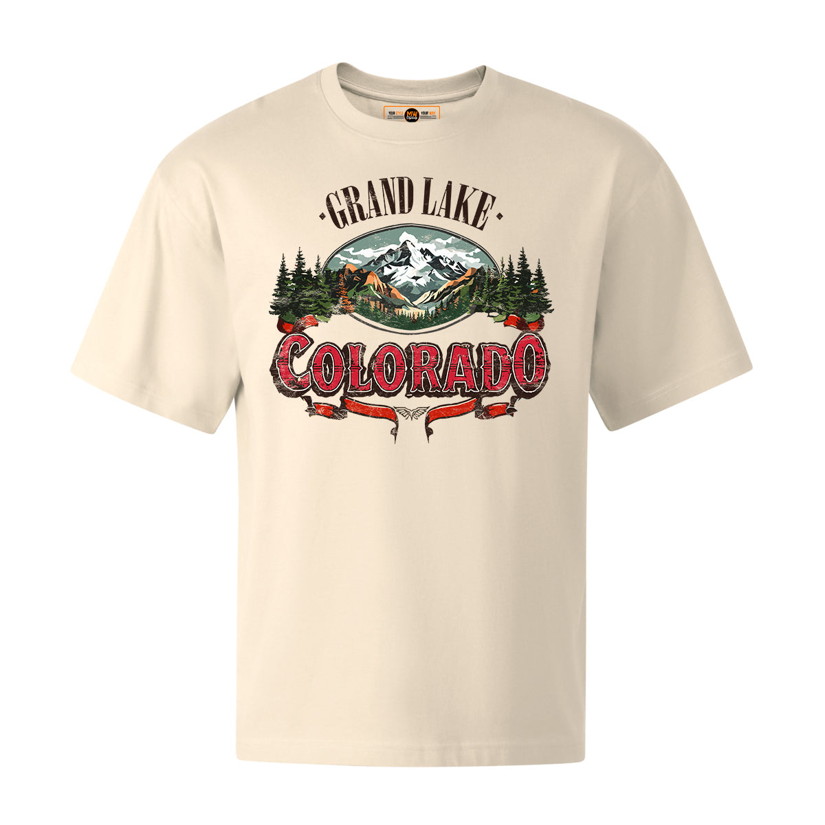GRAND LAKE OVERSIZED VINTAGE TEE | PRINTWEAR