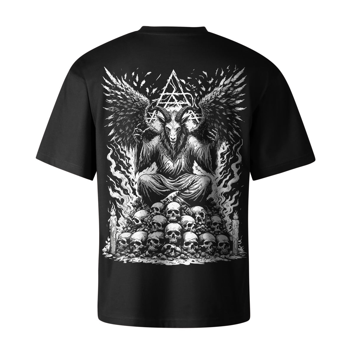HELLBOUND BLASPHEMY OVERSIZED SATANIC TEE | STREETWEAR